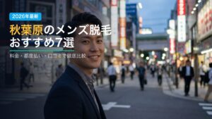 秋葉原のメンズ脱毛おすすめ7選