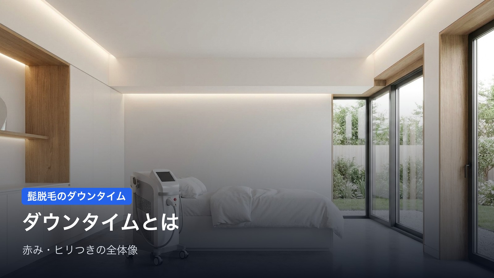 髭脱毛のダウンタイムとは？【まず全体像】