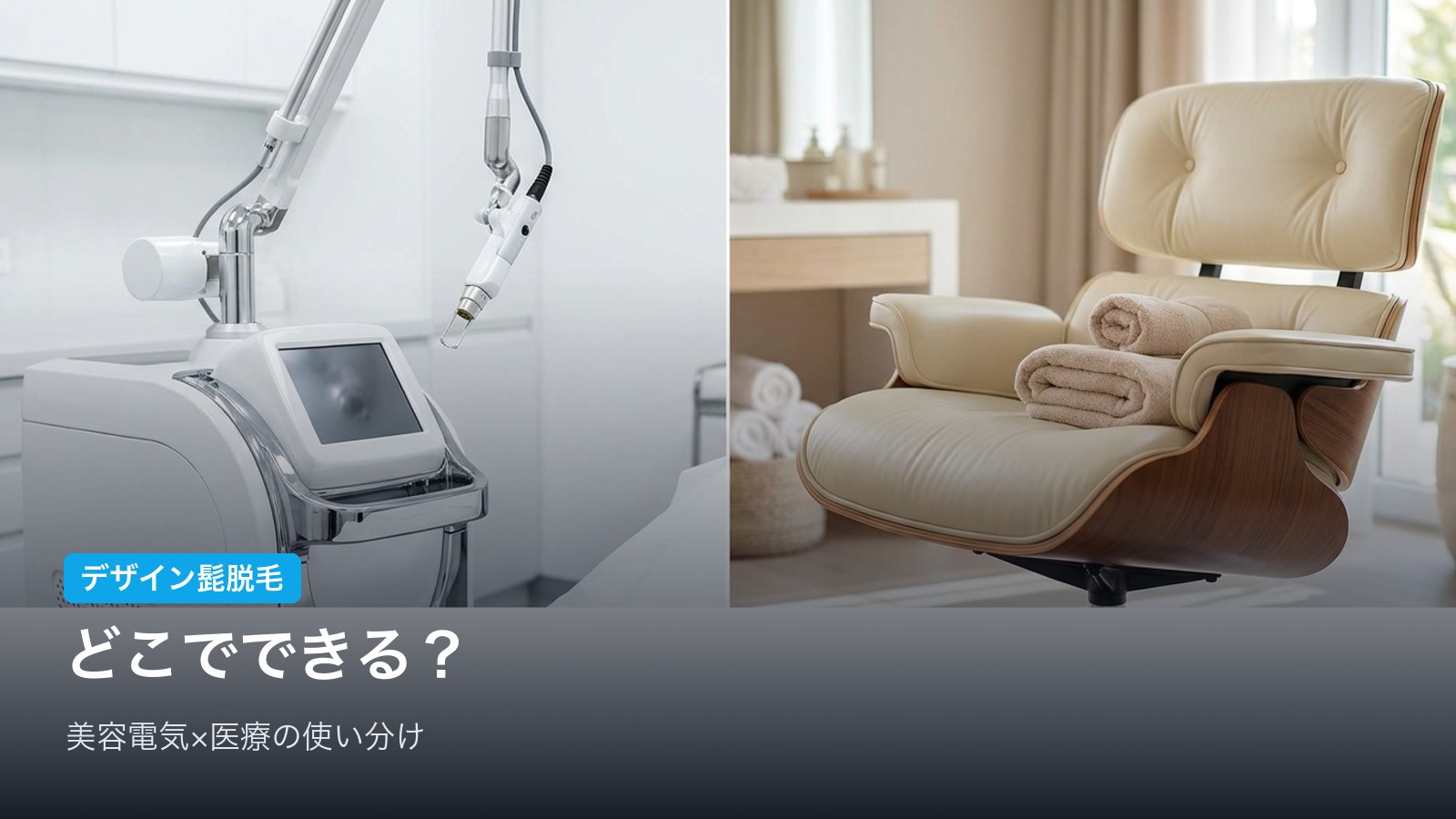デザイン髭脱毛はどこでできる?選び方