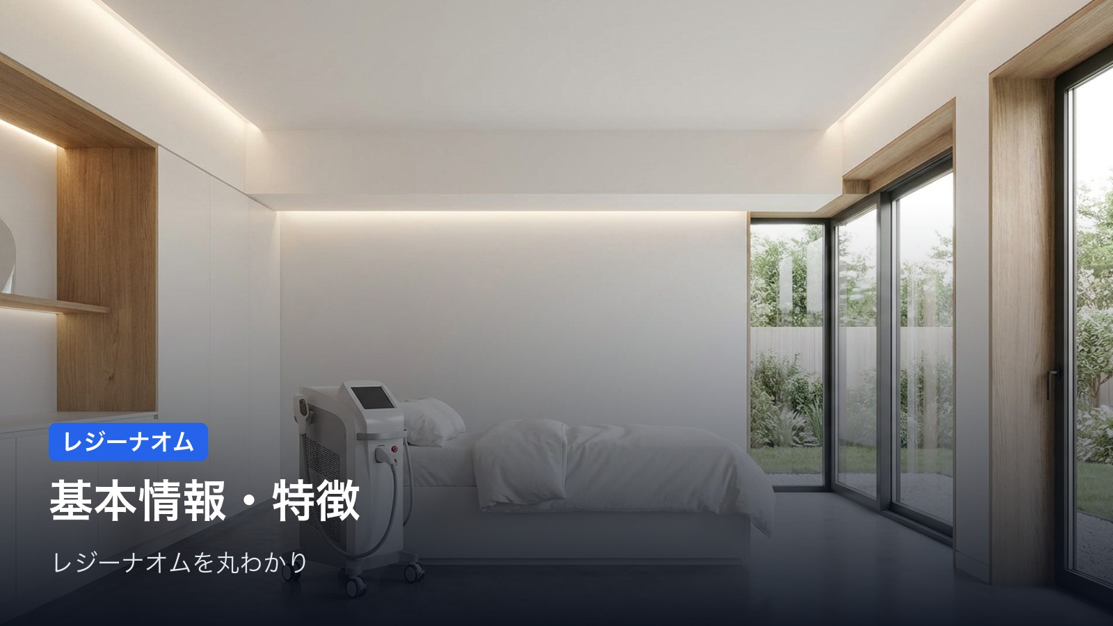レジーナクリニックオムの基本情報｜麻酔無料・テスト照射・平日21時