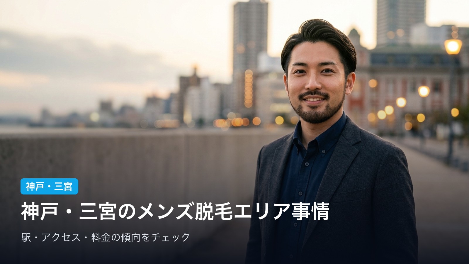神戸・三宮 神戸・三宮のメンズ脱毛エリア事情