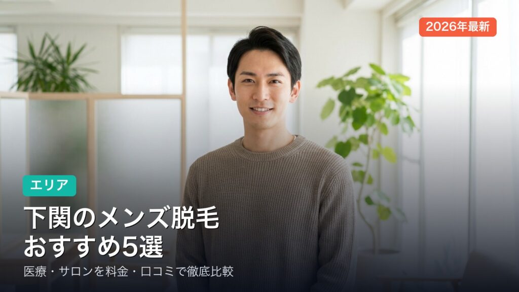 下関のメンズ脱毛おすすめ