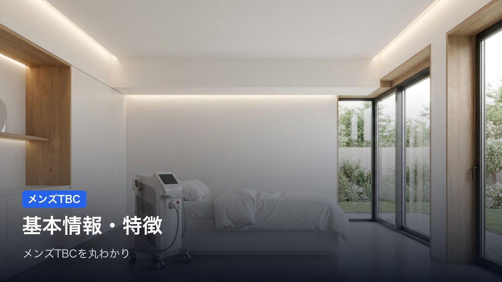 メンズTBCの基本情報|「美容電気脱毛」と「ライト脱毛」のしくみ