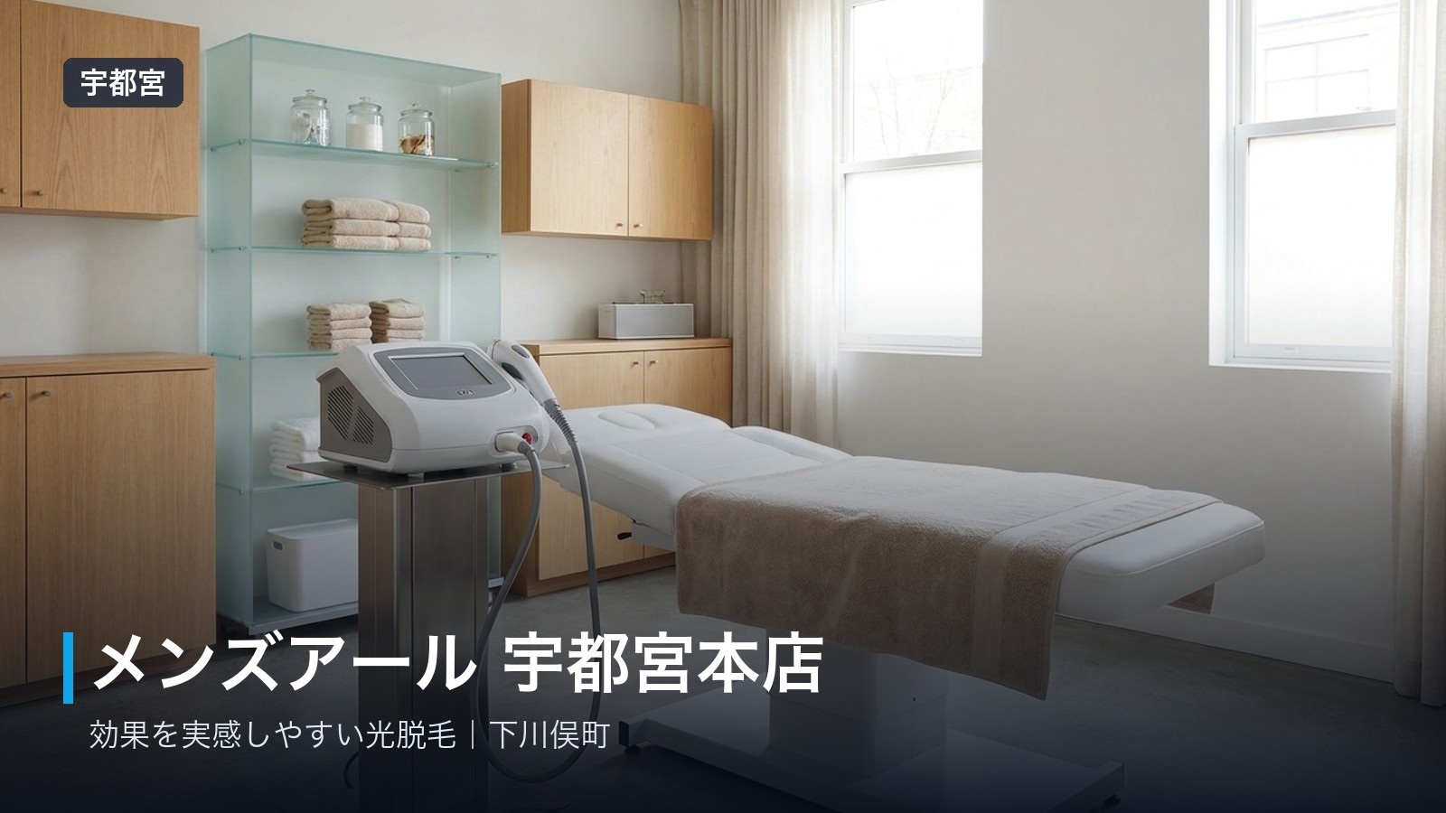 男脱毛 メンズアール 宇都宮本店