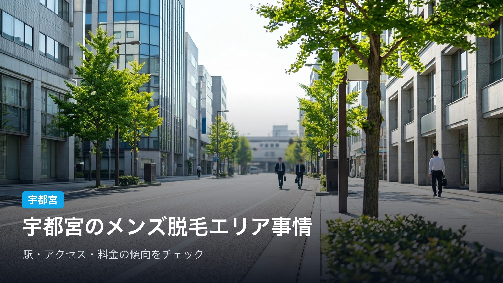 宇都宮 宇都宮のメンズ脱毛エリア事情